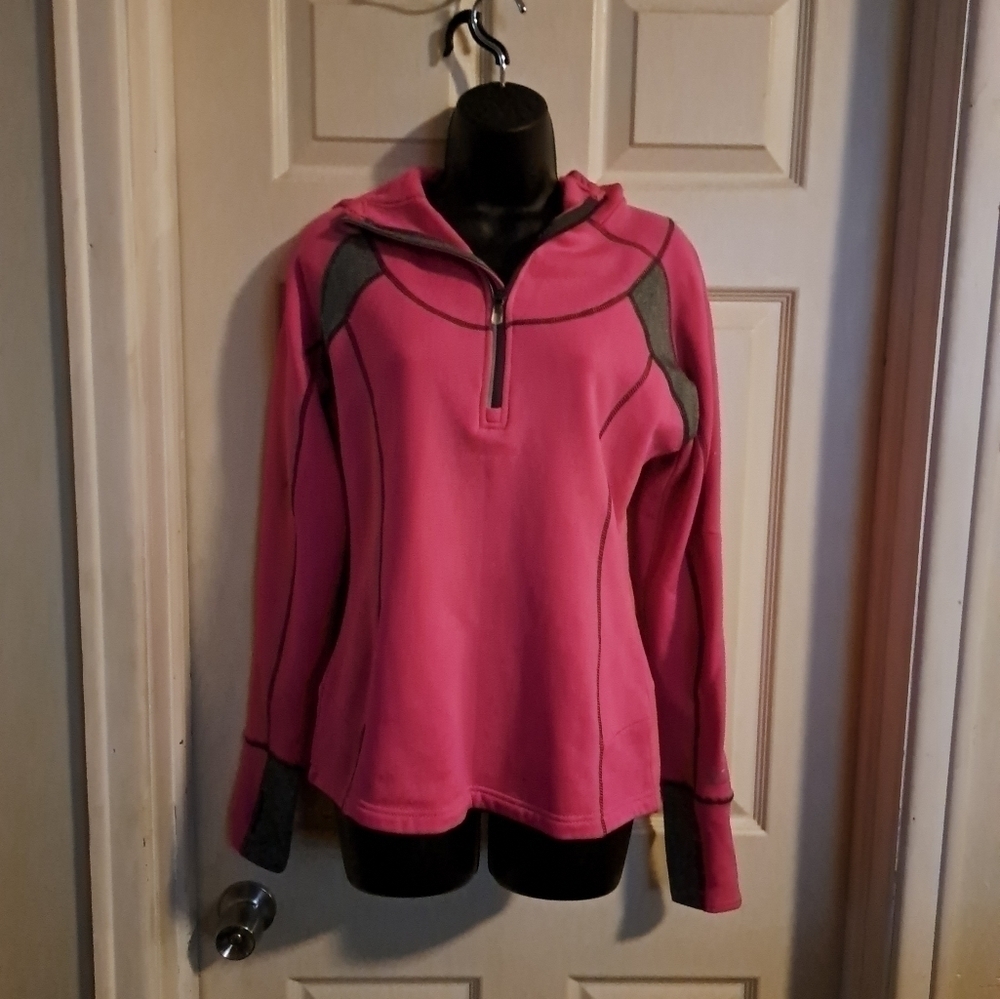 Avalanche athletic hoodie with reflective strip on the back size medium